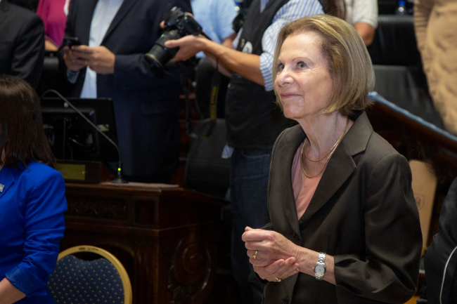 La Presidente del Tribunal Superior de Justicia, Inés M. Weinberg.